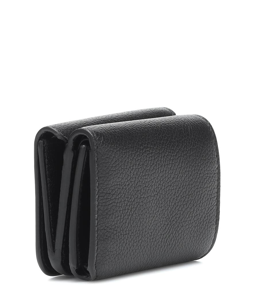 BALENCIAGA LOGO LEATHER WALLET,P00440556