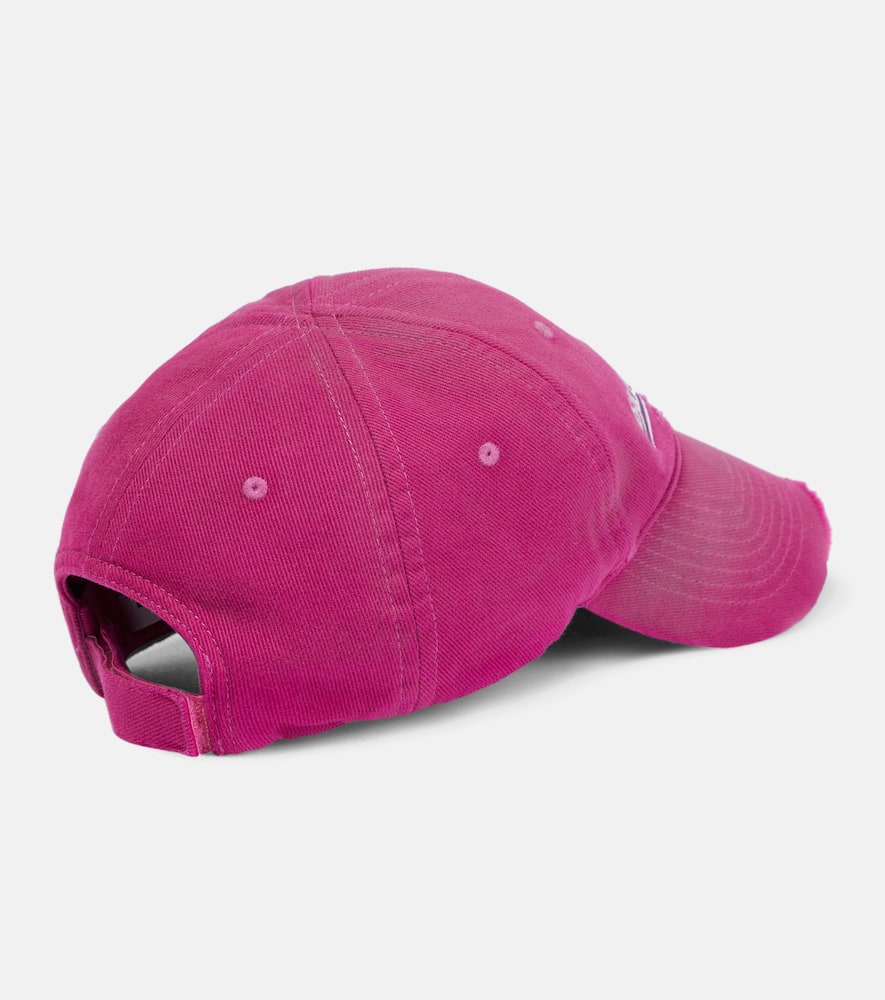 Balenciaga embroidered cotton baseball cap 2025