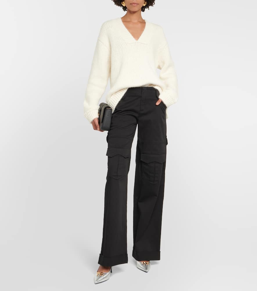 Tom Ford Alpaca And Wool-blend Sweater In White