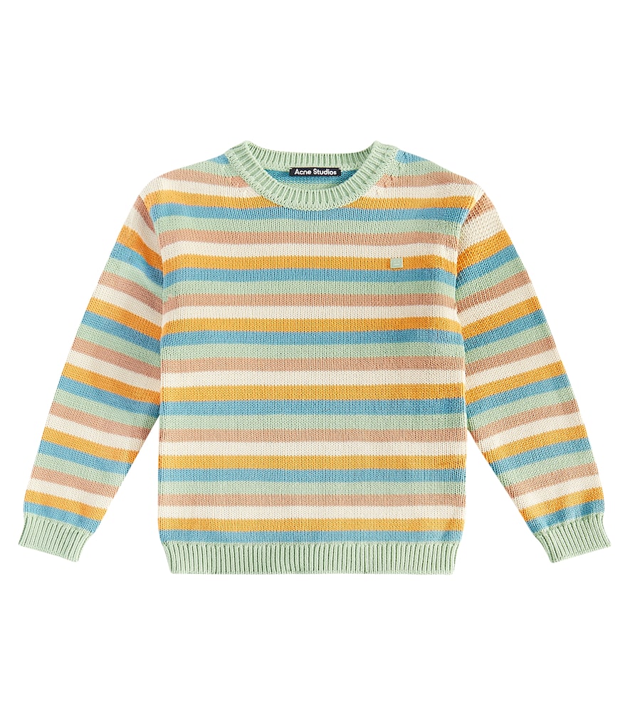 Acne Studios Kids Striped cotton sweater　Acne Studios キッズ ストライプ コットン セーター Acne