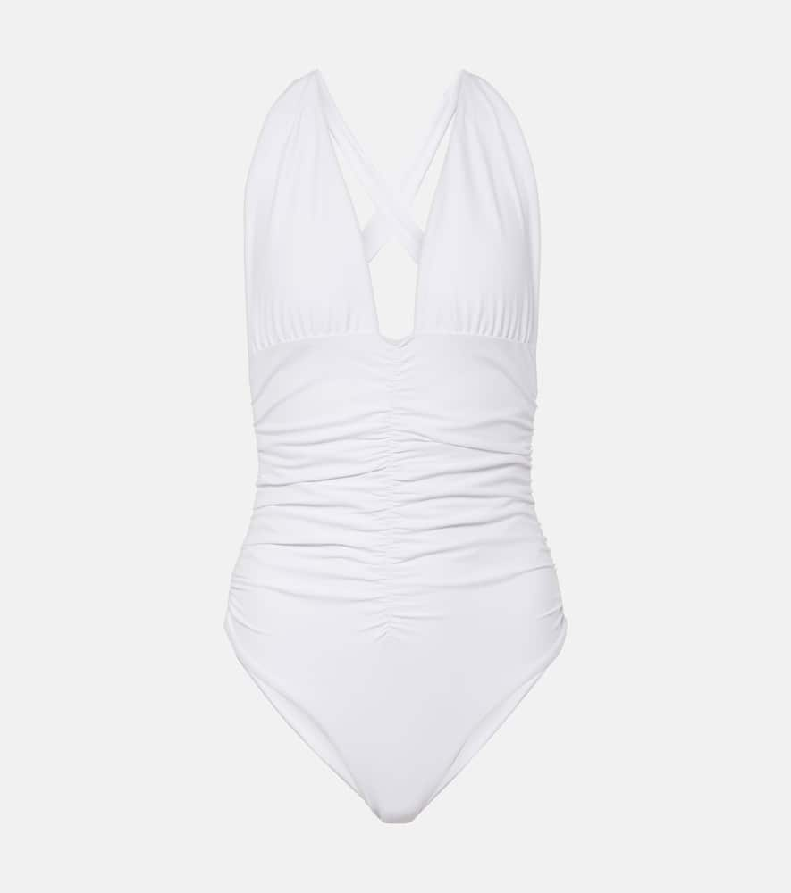 Capri gathered swimsuit