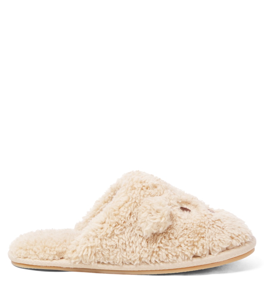  Rylee + Cru Rylee + Cru Slippers Bear Aus Teddyfleece 