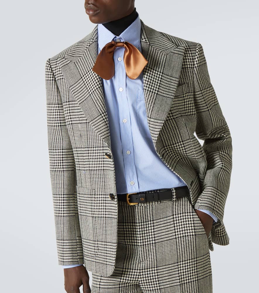 Valentino Camicia Maniche Lunghe Celeste In Blue