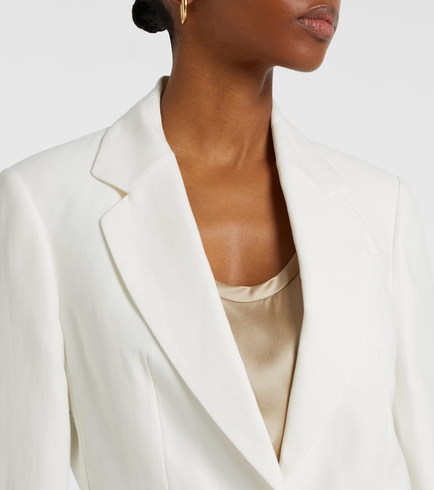Brunello Cucinelli Single-breasted Blazer In Neutrals