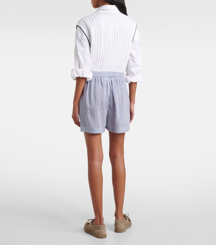  Brunello Cucinelli Brunello Cucinelli Linen And Silk Bermuda Short 
