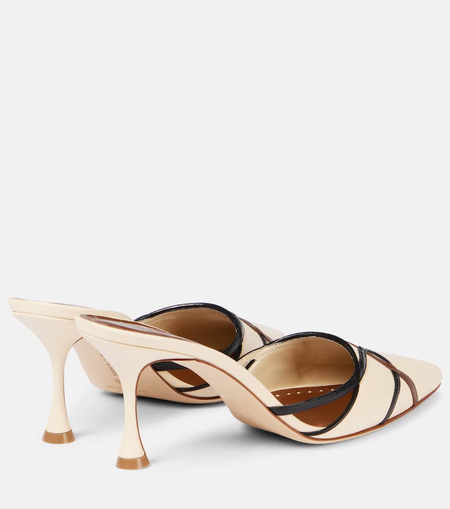 Manolo Blahnik Ragheb 70 Leather Mules