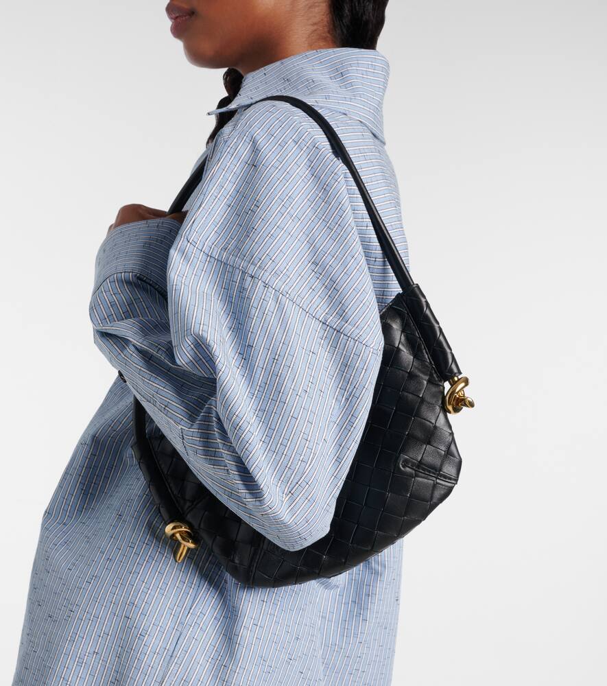 Shop Bottega Veneta Solstice Mini Leather Shoulder Bag