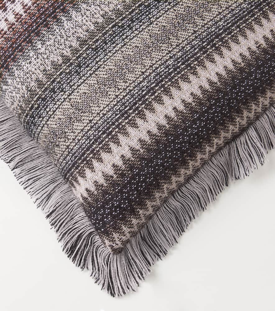 Missoni Zigzag Cushion In Gray