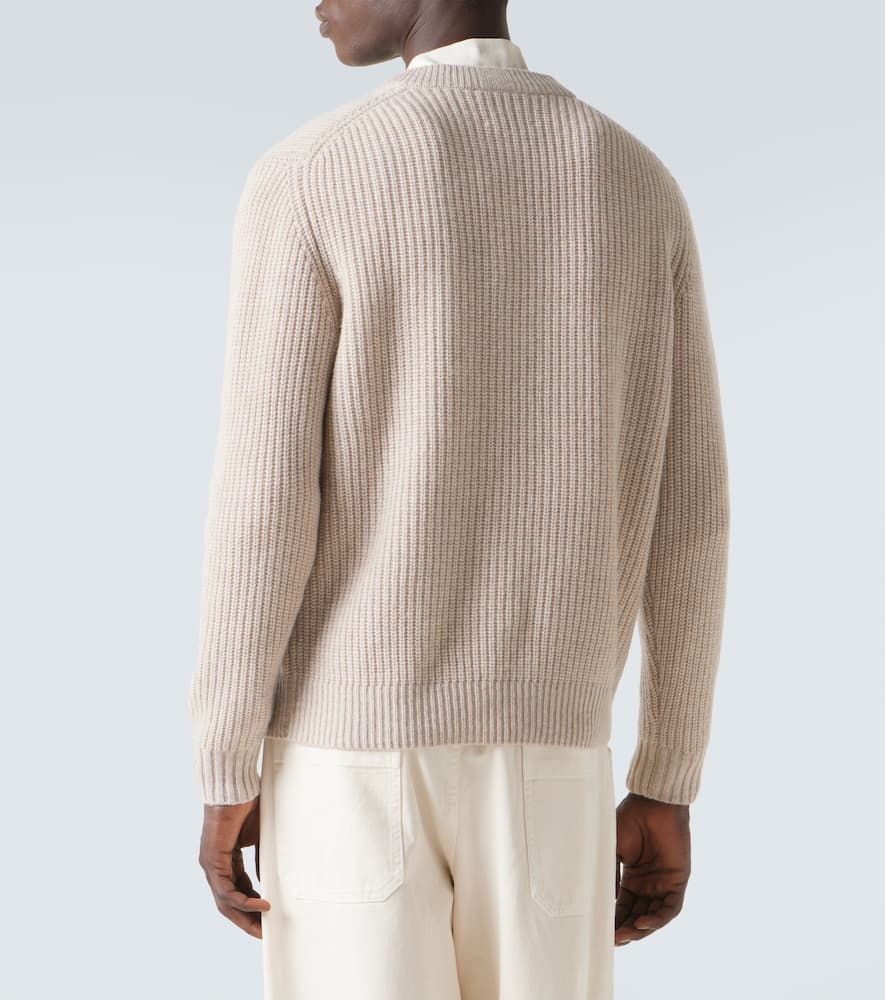 Allude Wool And Cashmere Sweater In Neutral