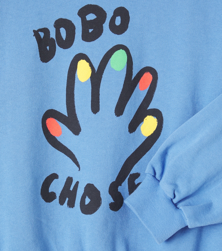  Bobo Choses Bobo Choses High Five Cotton Jersey Sweatshirt 