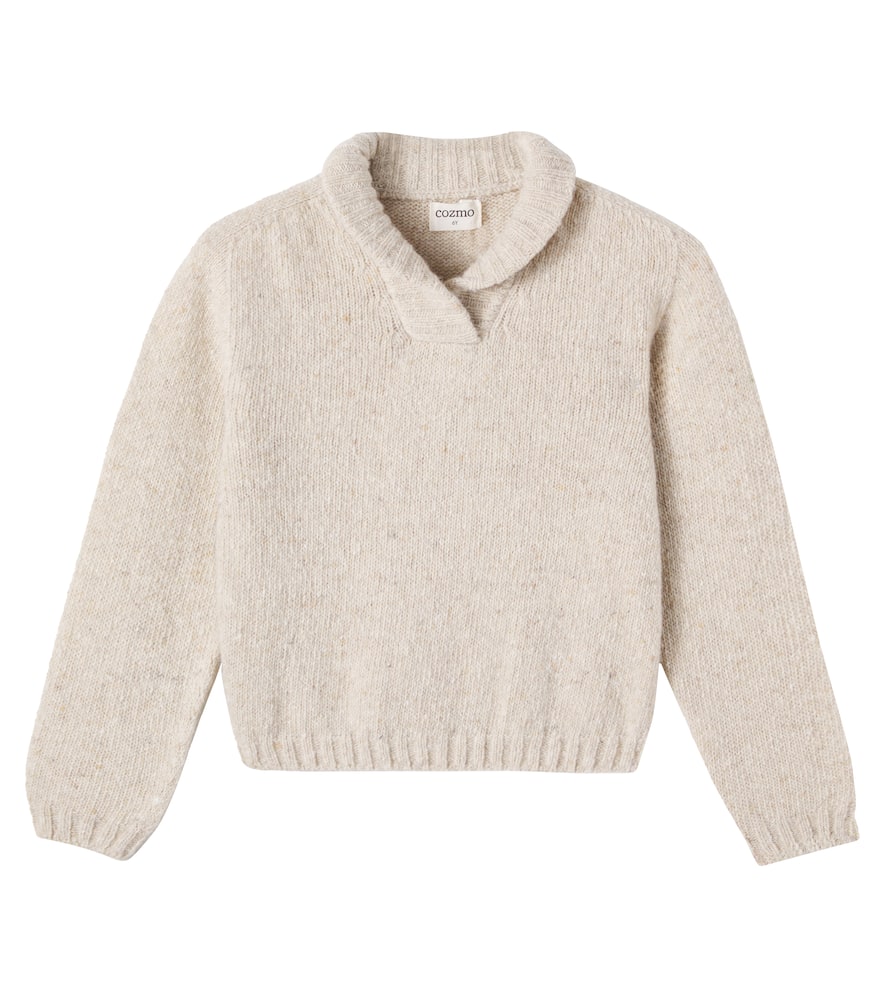 Cozmo Kids' Palermo Wool-blend Sweater In Neutral