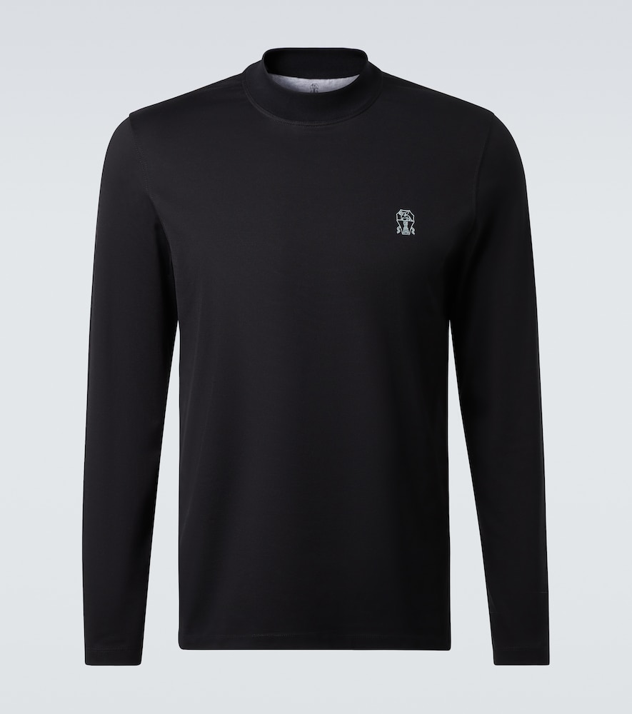 Brunello Cucinelli T-shirt en coton logo 504 €