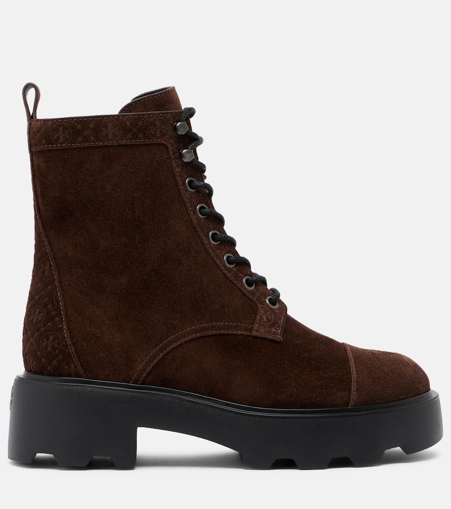 Tory Burch Ankle Boots With Round Toe And Chunky Sole In Multi