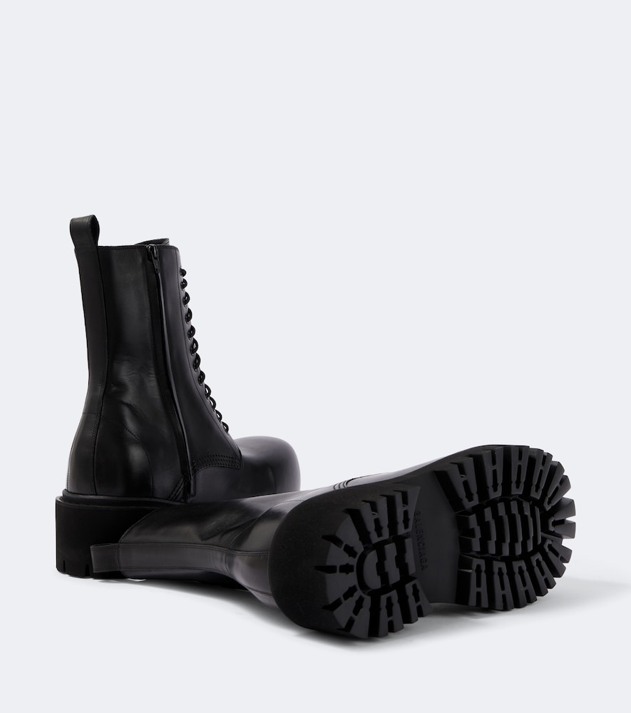  Balenciaga Balenciaga Schnürstiefel Stomper Aus Leder 