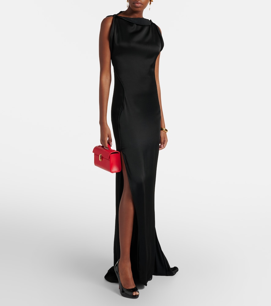 Lady Z Patent Leather Peep-Toe Pumps