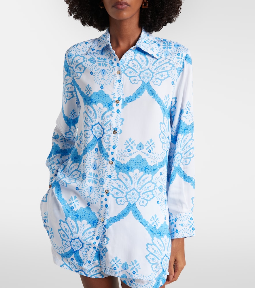  Melissa Odabash Melissa Odabash Paige Printed Shirt 