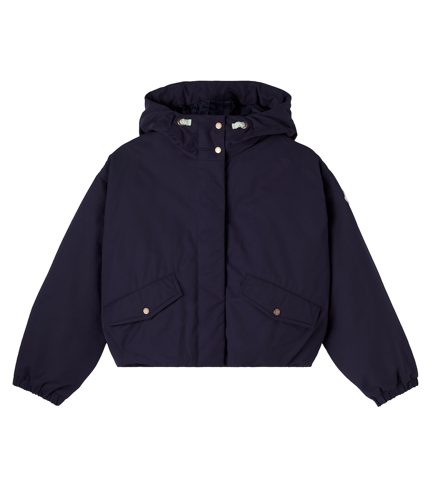 Moncler Enfant Blue Cotton-Blend Down Jacket Y Size 8 - Mytheresa