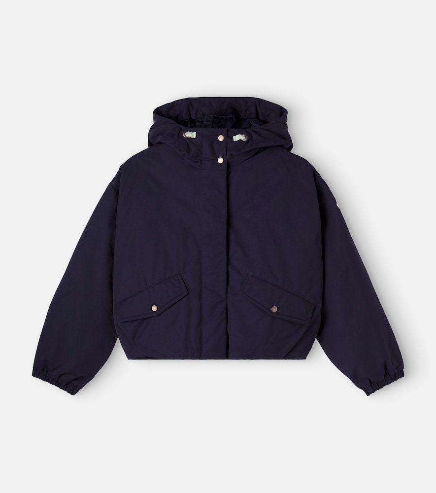 Moncler Enfant Girls Eucalyptus Jacket In Navy - Navy - 12 Yrs - Image 2
