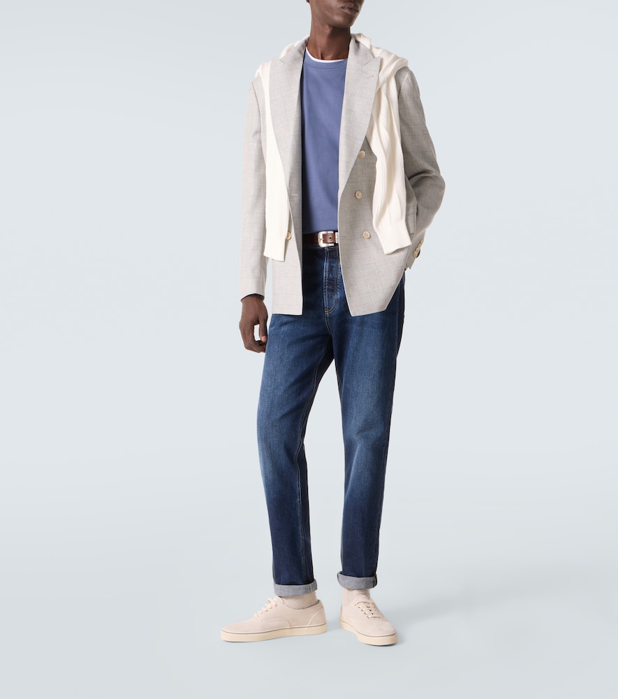 Brunello Cucinelli Brunello Cucinelli T-shirt Aus Baumwoll-jersey 