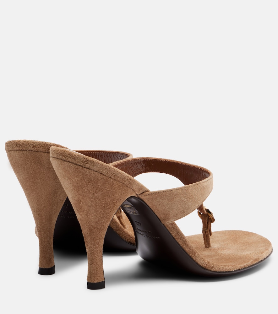  Herbert Levine Herbert Levine Kiss And Tell 100 Suede Mules 