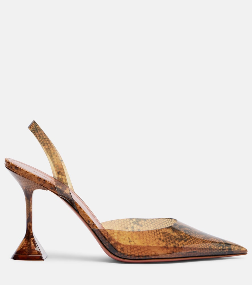 Holli Snake-Print Pvc Slingback