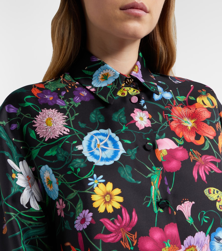  Gucci Gucci Bluse Aus Seiden-twill 