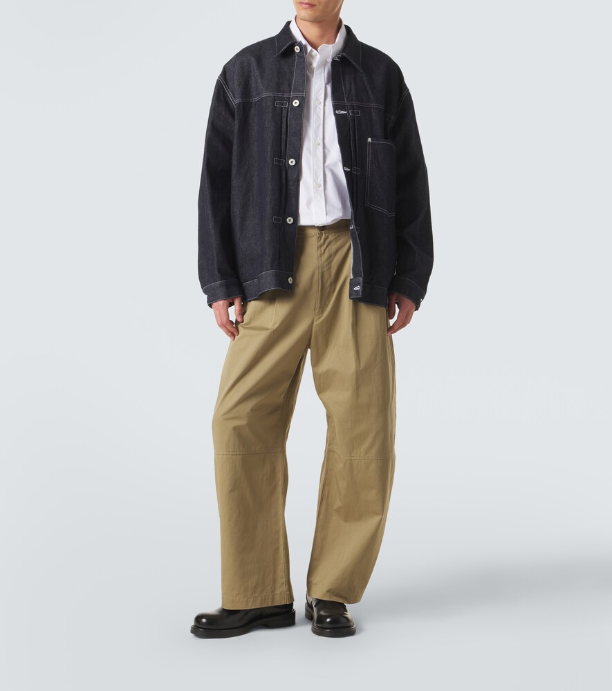  Comme Des Garcons Homme Comme Des Garçons Homme Chinohose Aus Baumwolle Und Leinen 