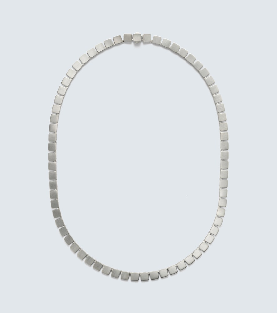 Ileana Makri Tile Medium sterling silver necklace