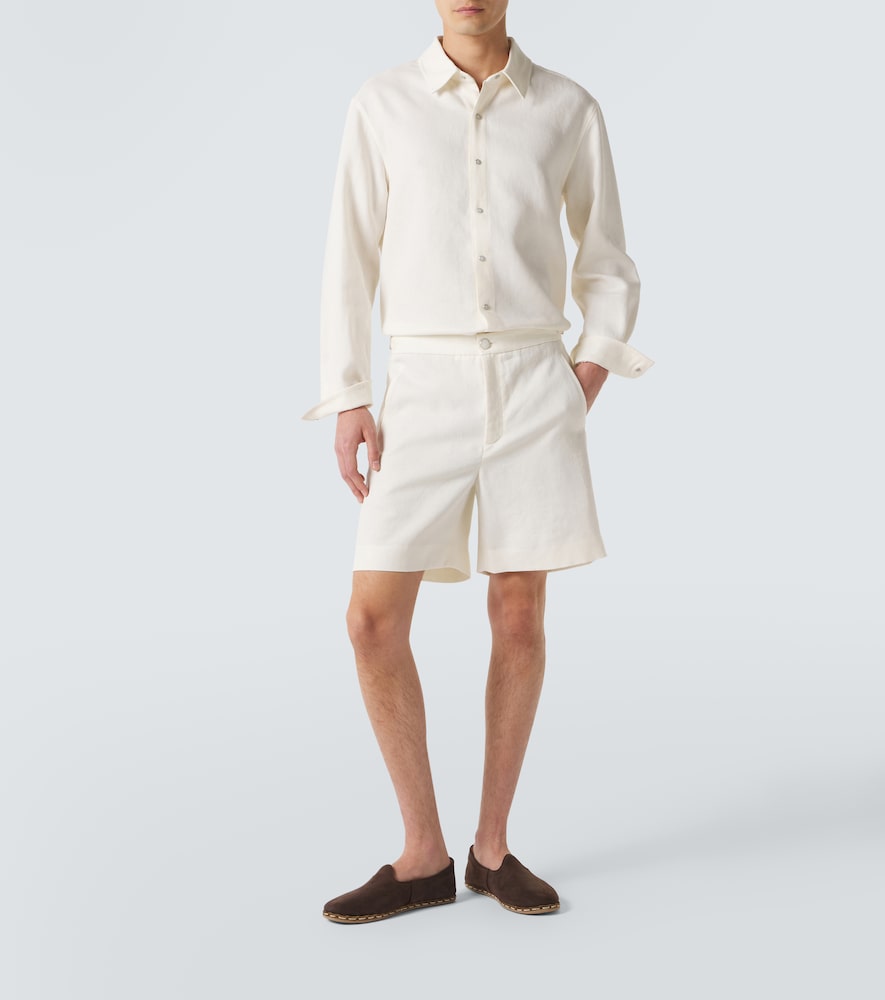  God's True Cashmere God's True Cashmere Linen Shirt With Moonstone 