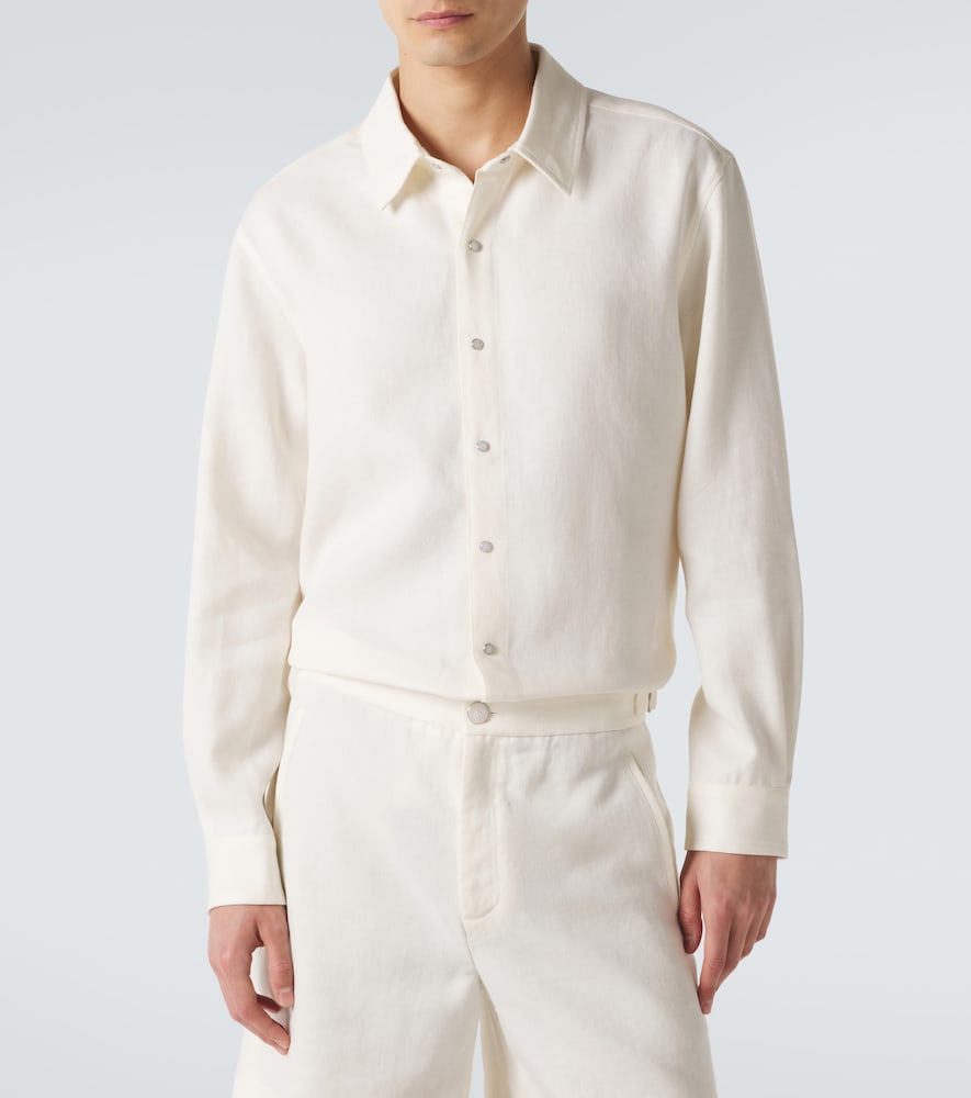  God's True Cashmere God's True Cashmere Linen Shirt With Moonstone 