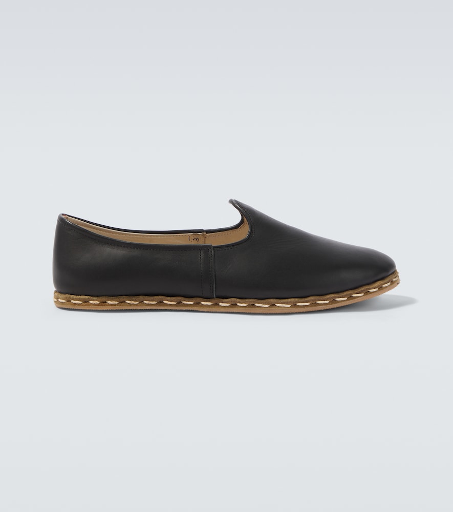 Sabah leather slip-on shoes
