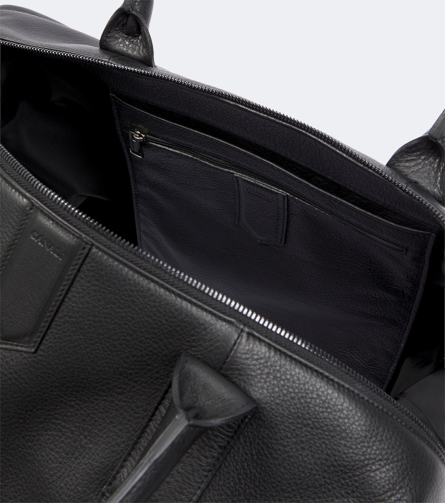 Canali Leather duffel bag | Thumbnail 2