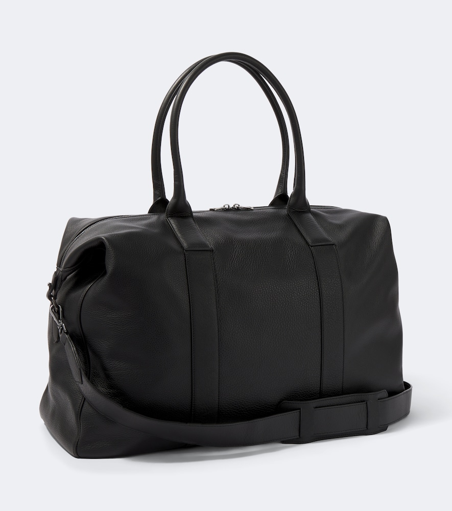 Canali Leather duffel bag | Thumbnail 3