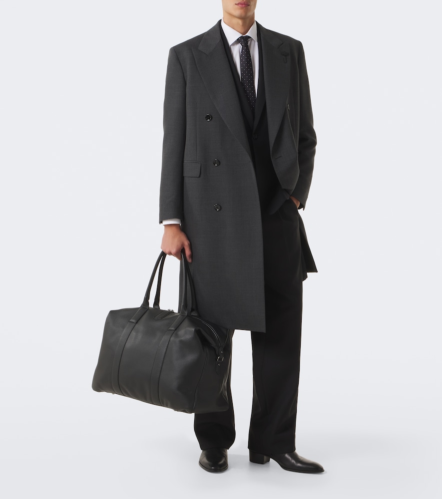 Canali Leather duffel bag | Thumbnail 7
