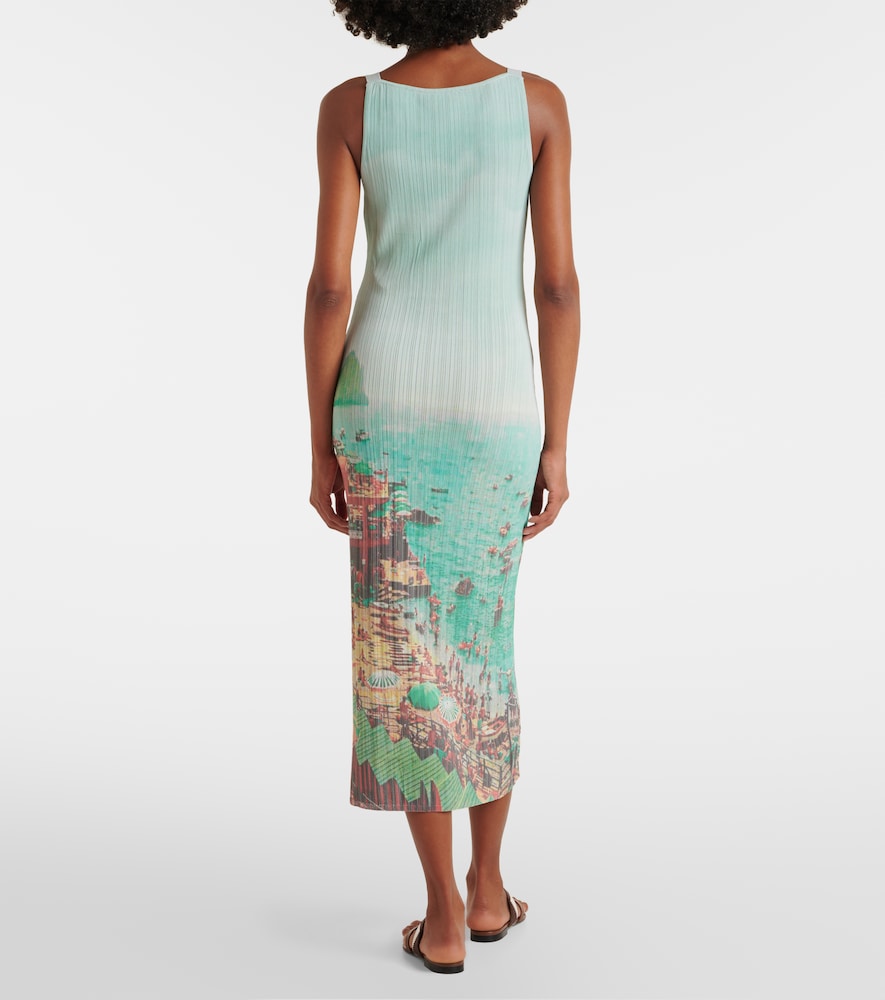 Staud Bryn printed compact knit midi dress | Thumbnail 4 Staud Bryn printed compact knit midi dress | Thumbnail 4