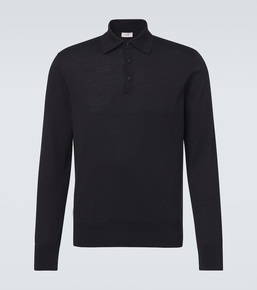 Pullover polo in lana