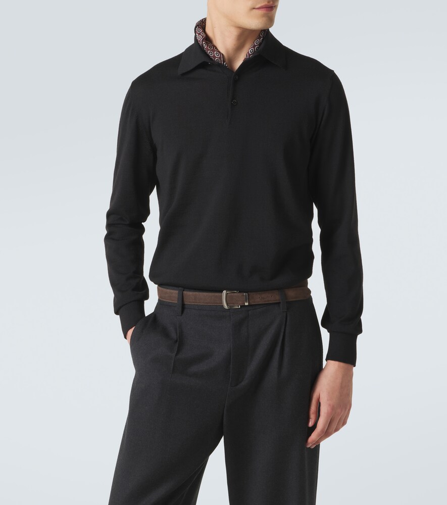 Wool Polo Sweater