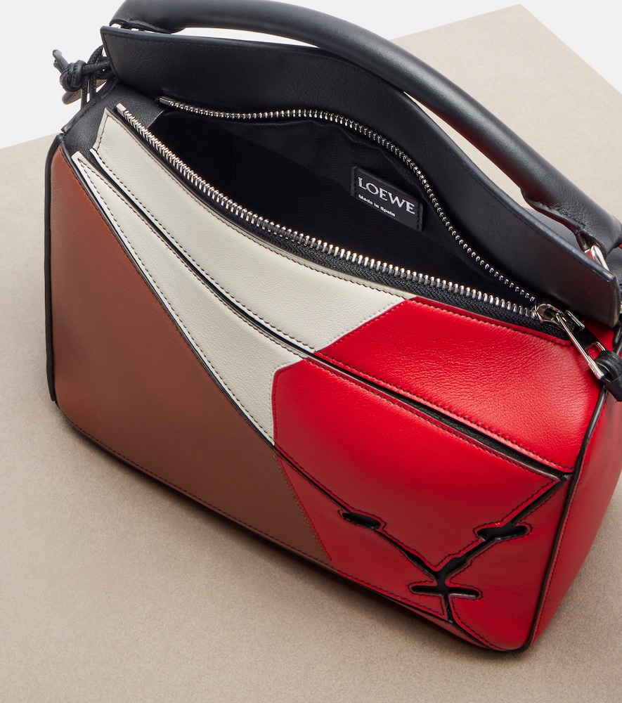  Loewe Loewe Bolso Al Hombro Puzzle Lion Intarsio Small De Piel 