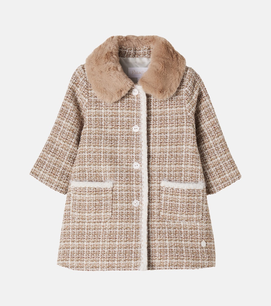 Baby Tweed-Mantel aus einem Baumwollgemisch