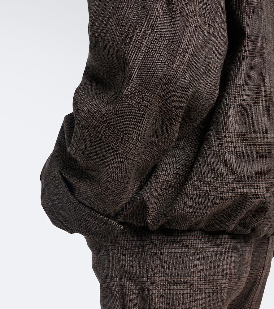 Prince Of Wales Check Wool-Blend Jacket