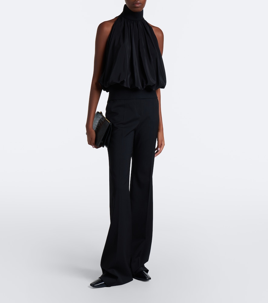 Draped Halterneck Top