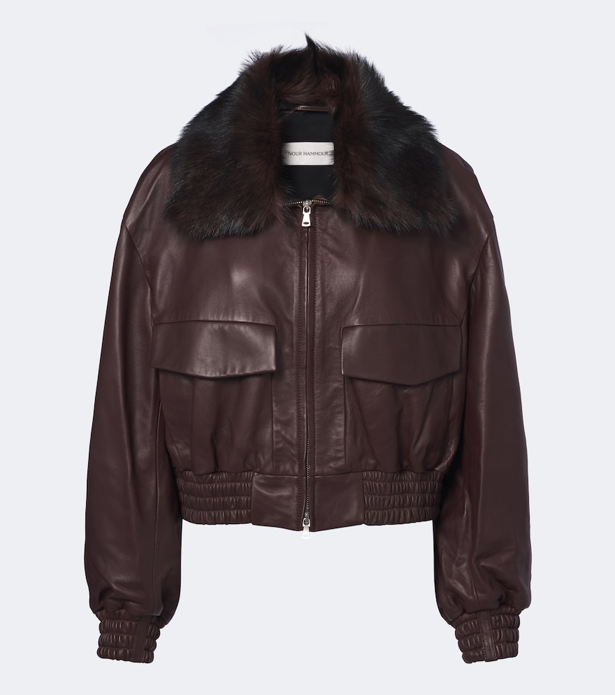 Blousonjacke mit Shearling