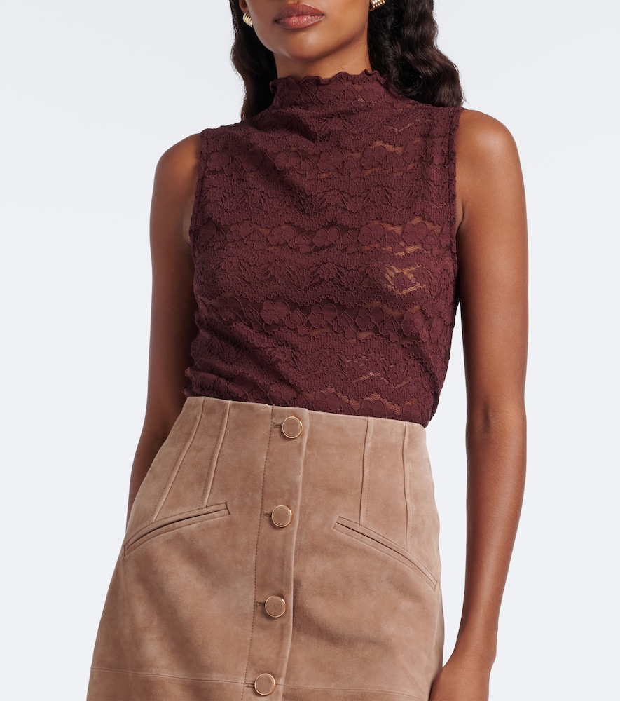 Alora Lace Jersey Top