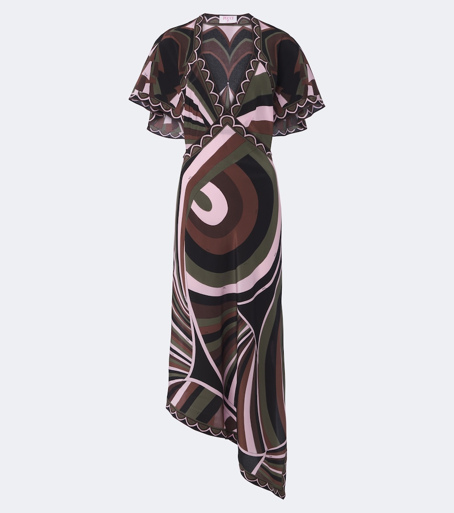 Midikleid Iride Baiadera aus Seide