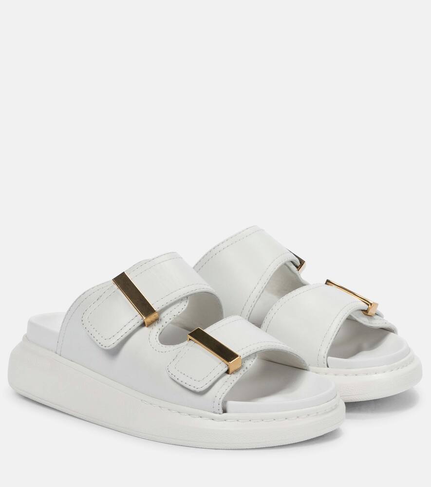 tan off white slides