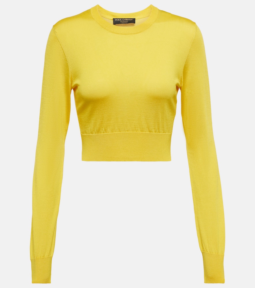 Dolce & Gabbana Silk cropped top