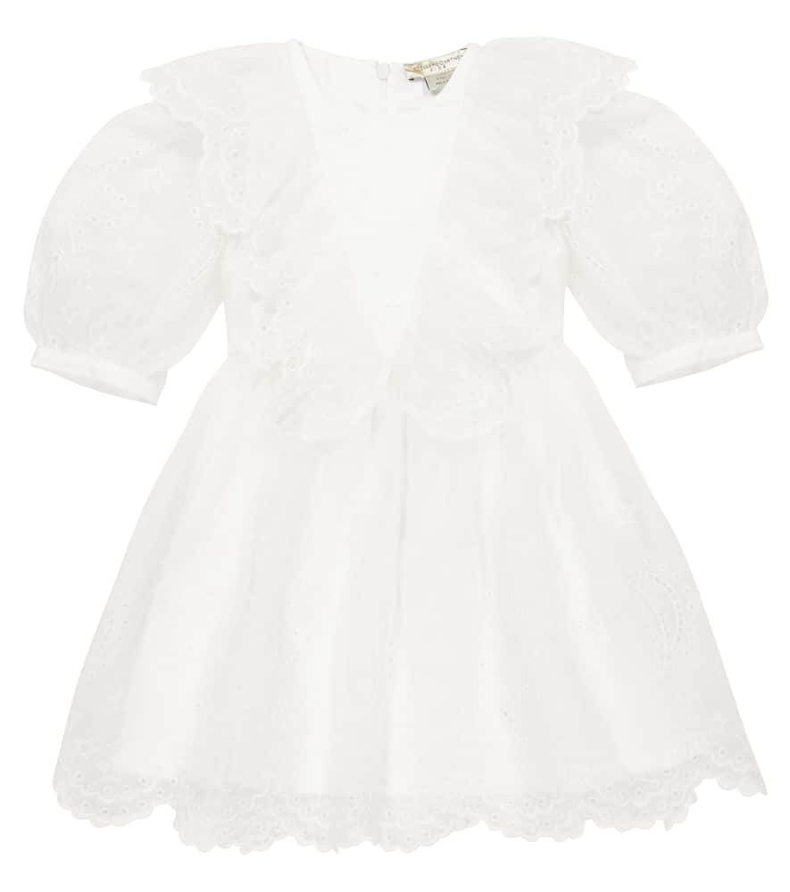 Stella McCartney Kids Baby embroidered silk dress