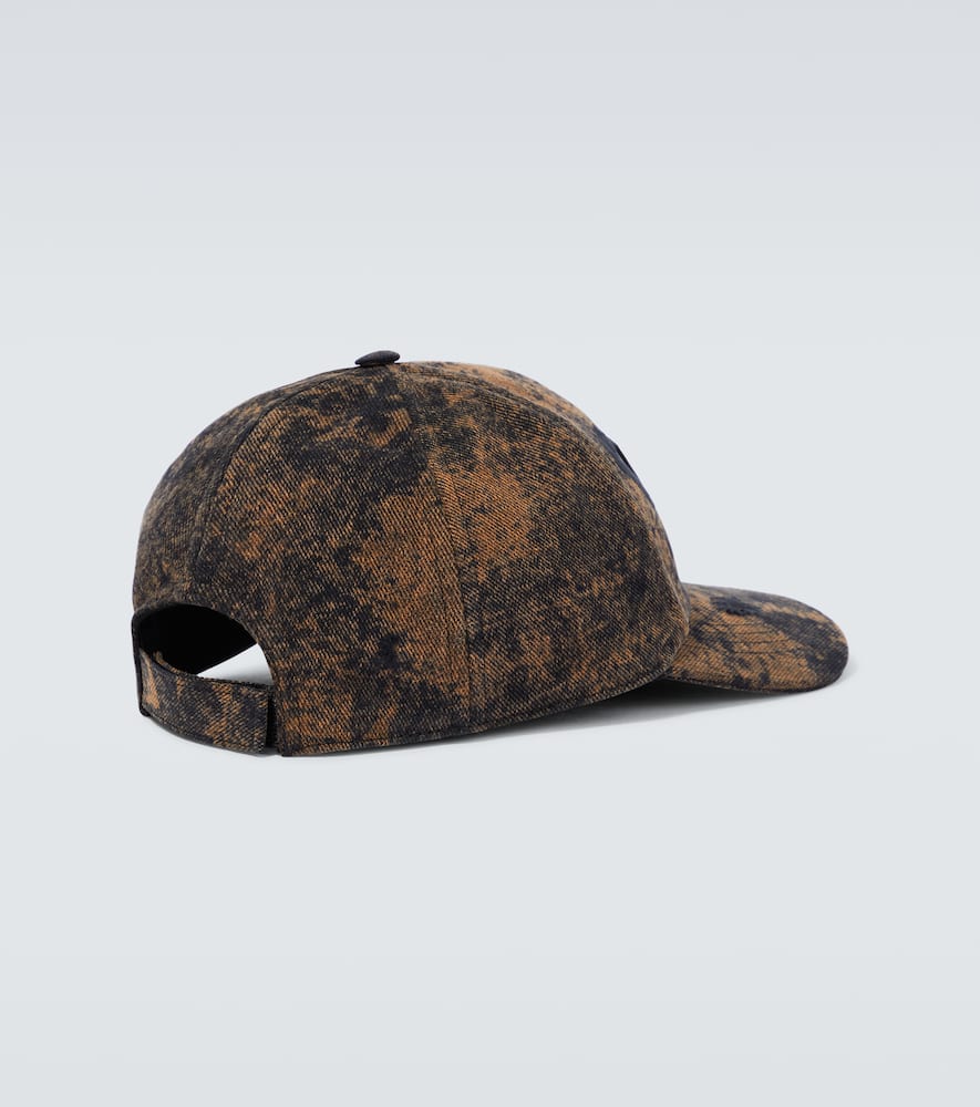 DOLCE & GABBANA LOGO DENIM BASEBALL CAP