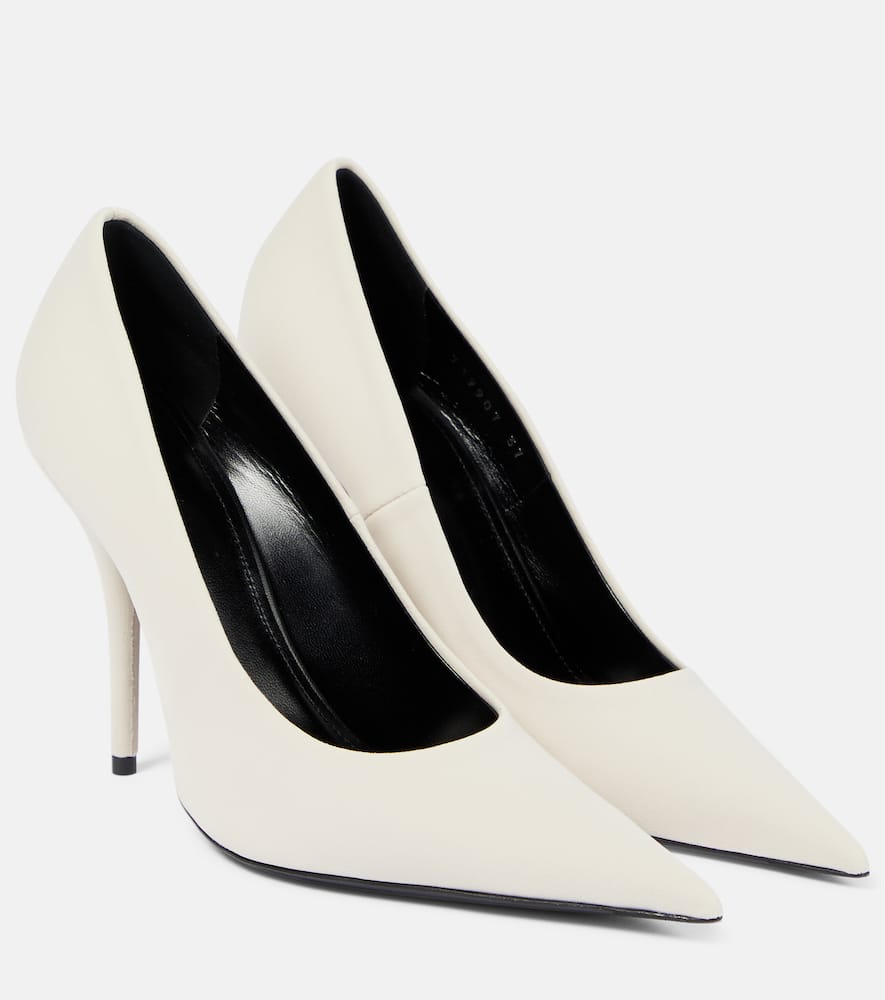 Shop Balenciaga Knife Pumps In Beige