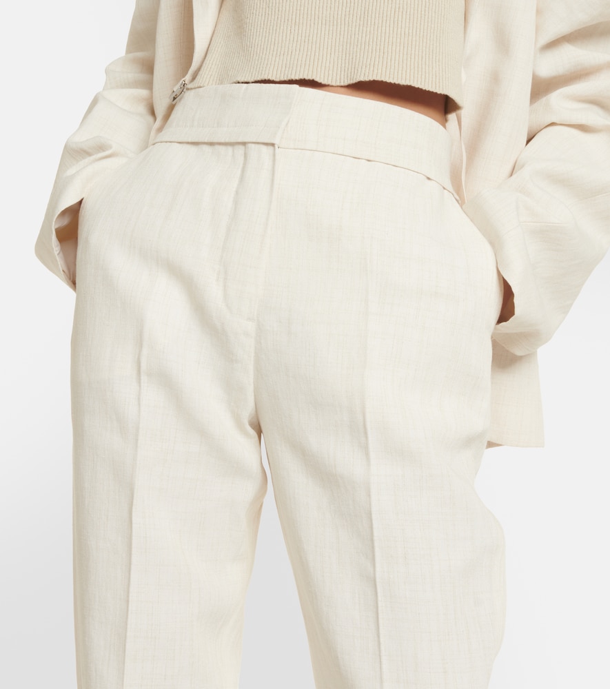  Jacquemus Jacquemus Le Pantalon Tibau High-rise Tapered Pants 